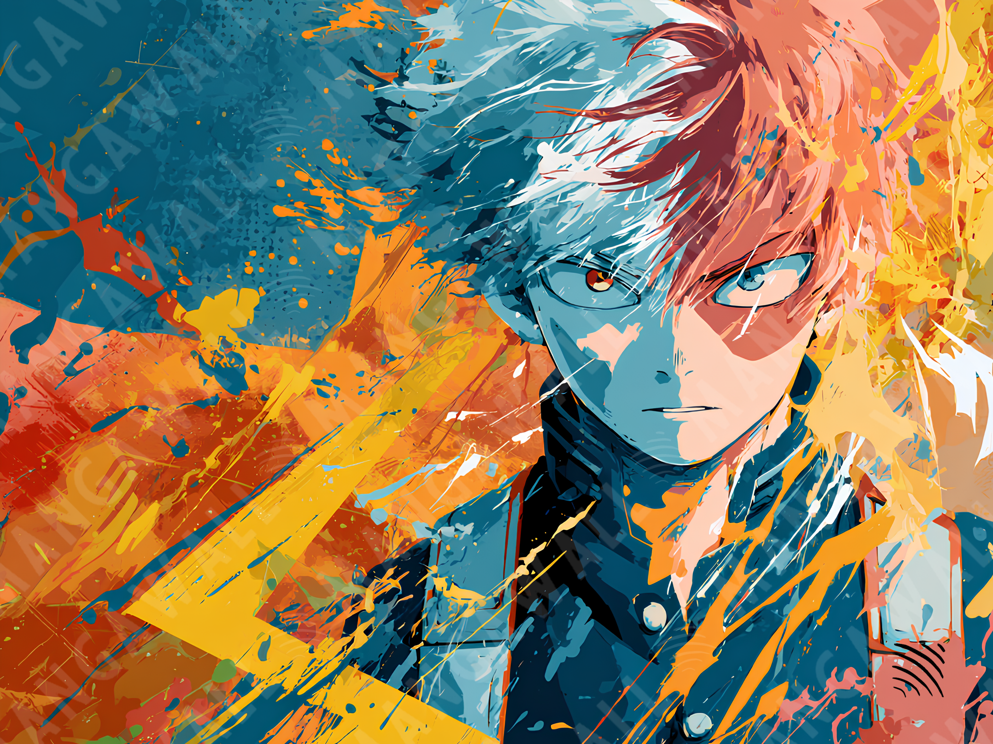 TODOROKI - BLU E FIAMME
